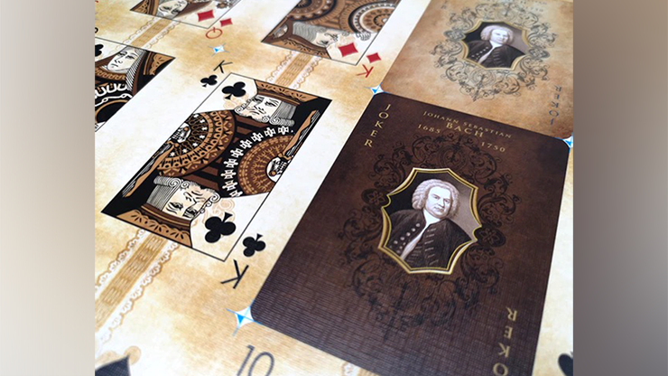 Johann Sebastian Bach (Composers) Playing Cards