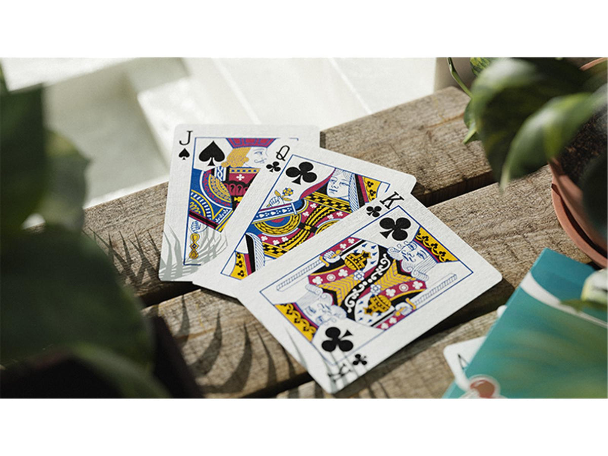 Cherry Casino (Tropicana Teal) Playing Cards by Pure Imagination Projects