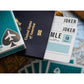 Lounge Edition in Terminal Teal by Jetsetter Playing Cards