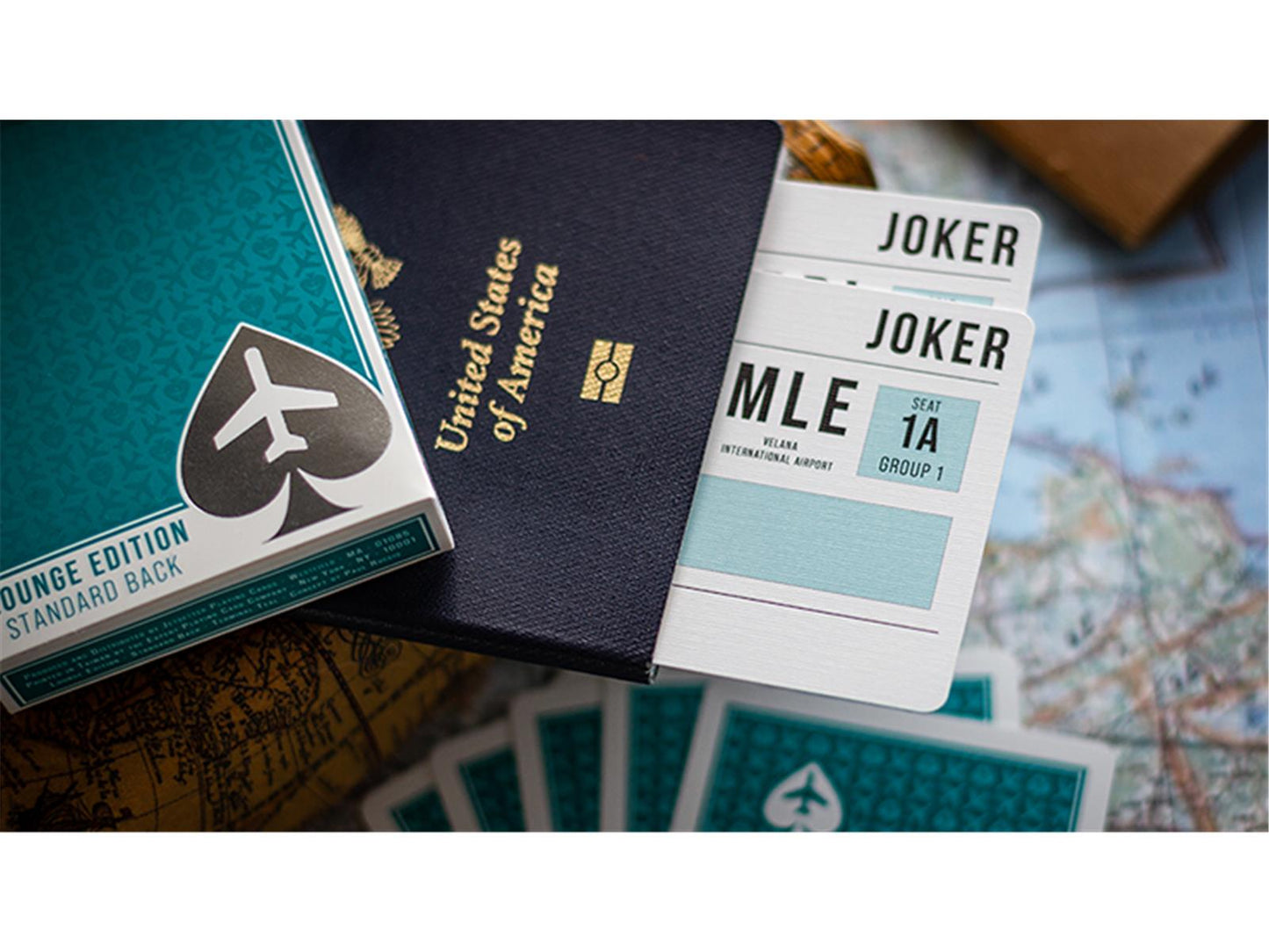 Lounge Edition in Terminal Teal by Jetsetter Playing Cards