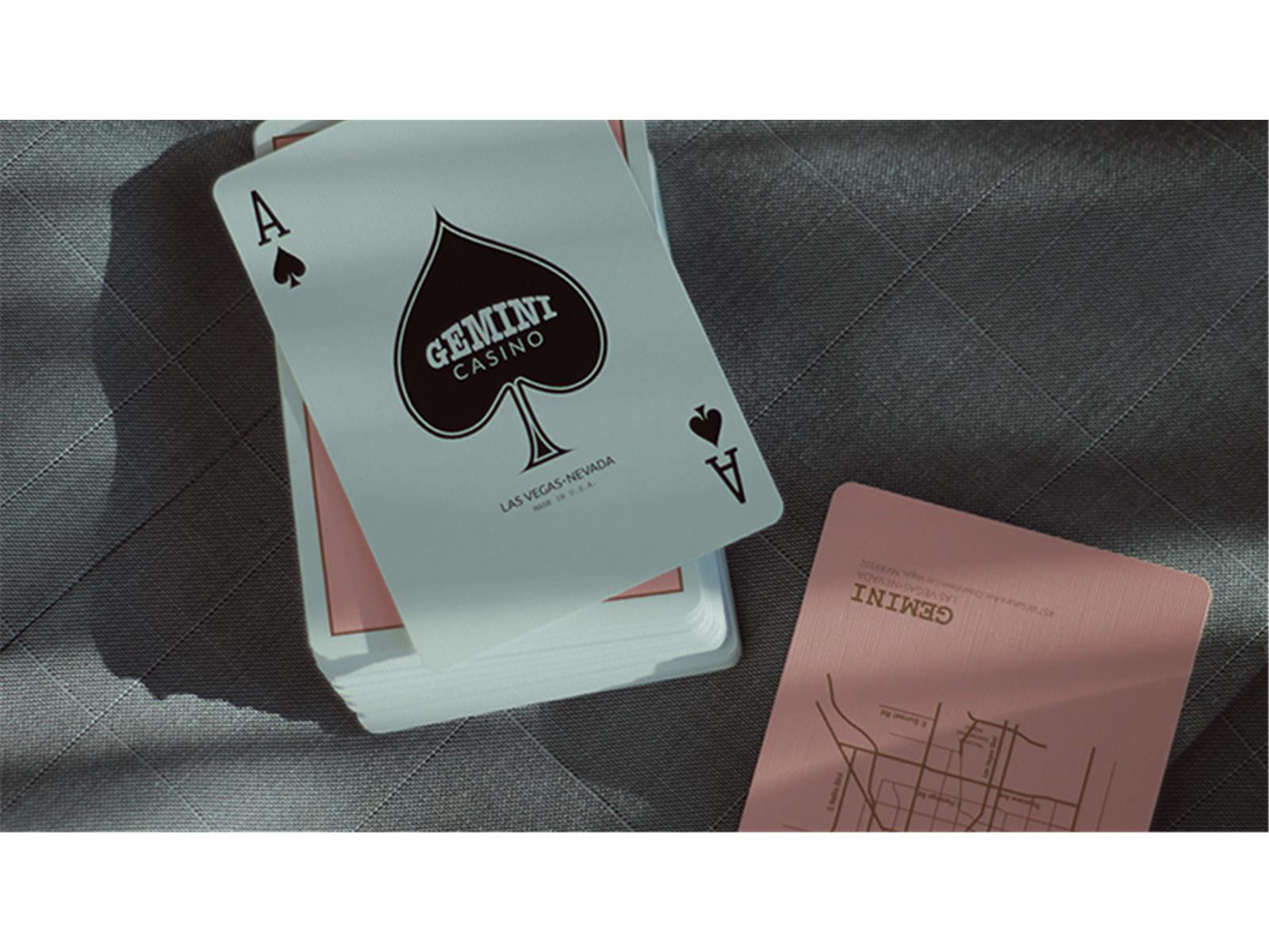 Gemini Casino Pink Playing Cards by Gemini