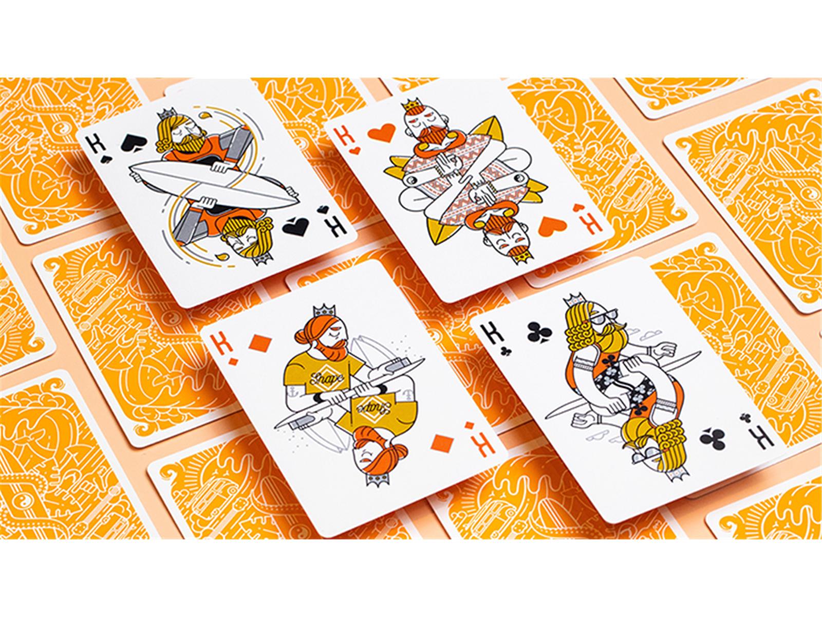 Surfboard V2 Playing Cards by Riffle Shuffle