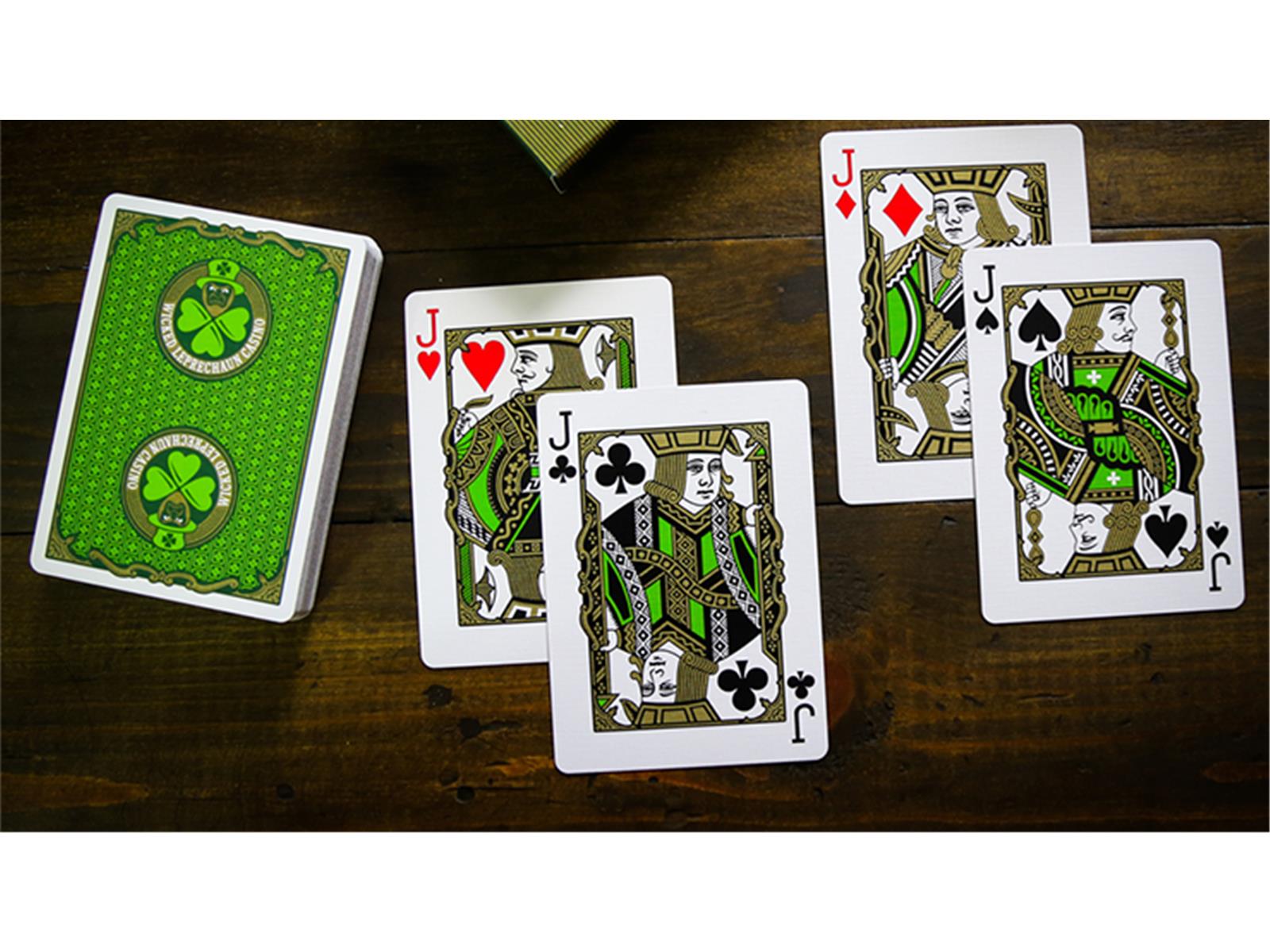 Slot Playing Cards (Wicked Leprechaun Edition) by Midnight Cards