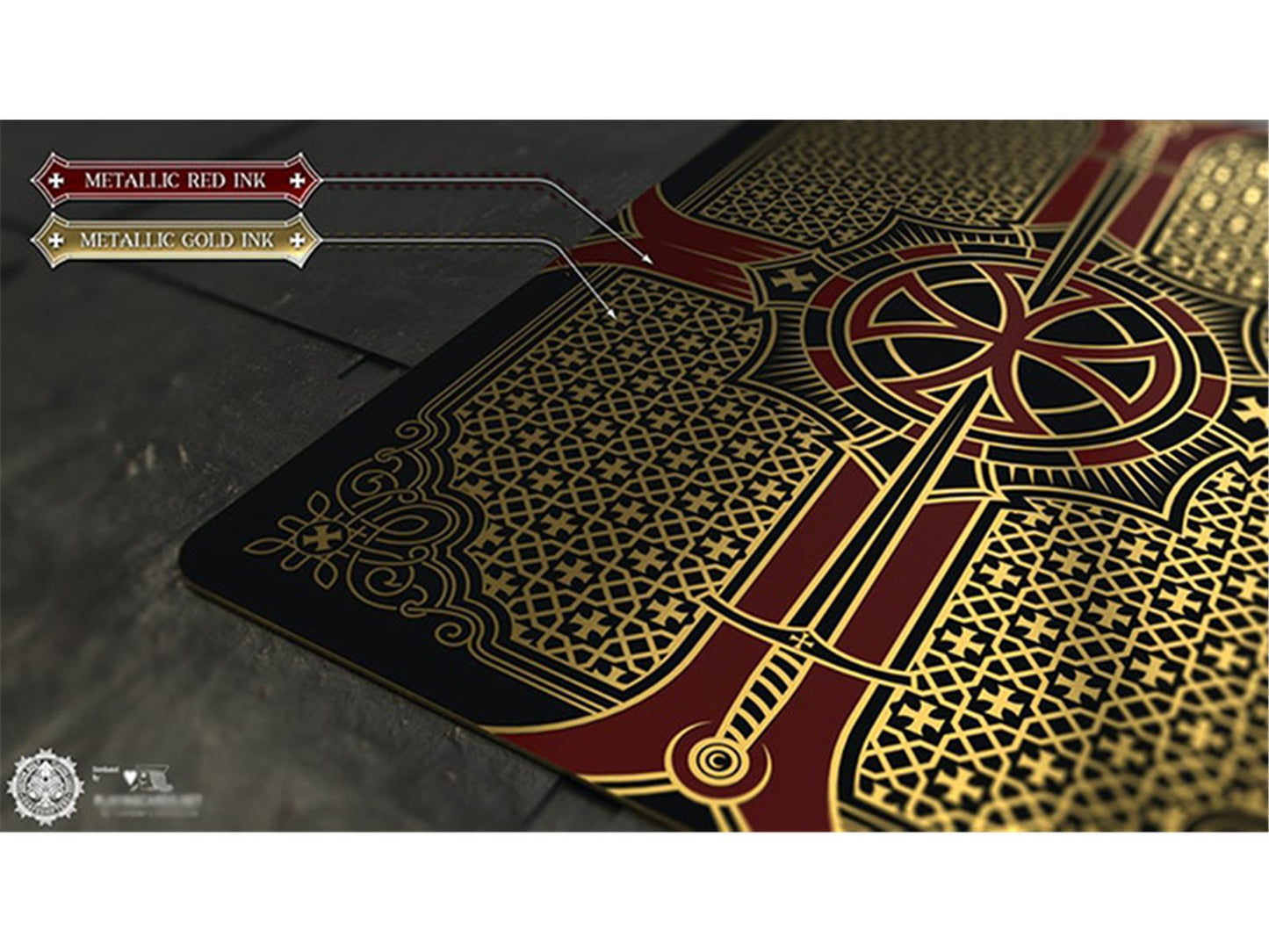 Bicycle Stronghold Crimson Playing Cards