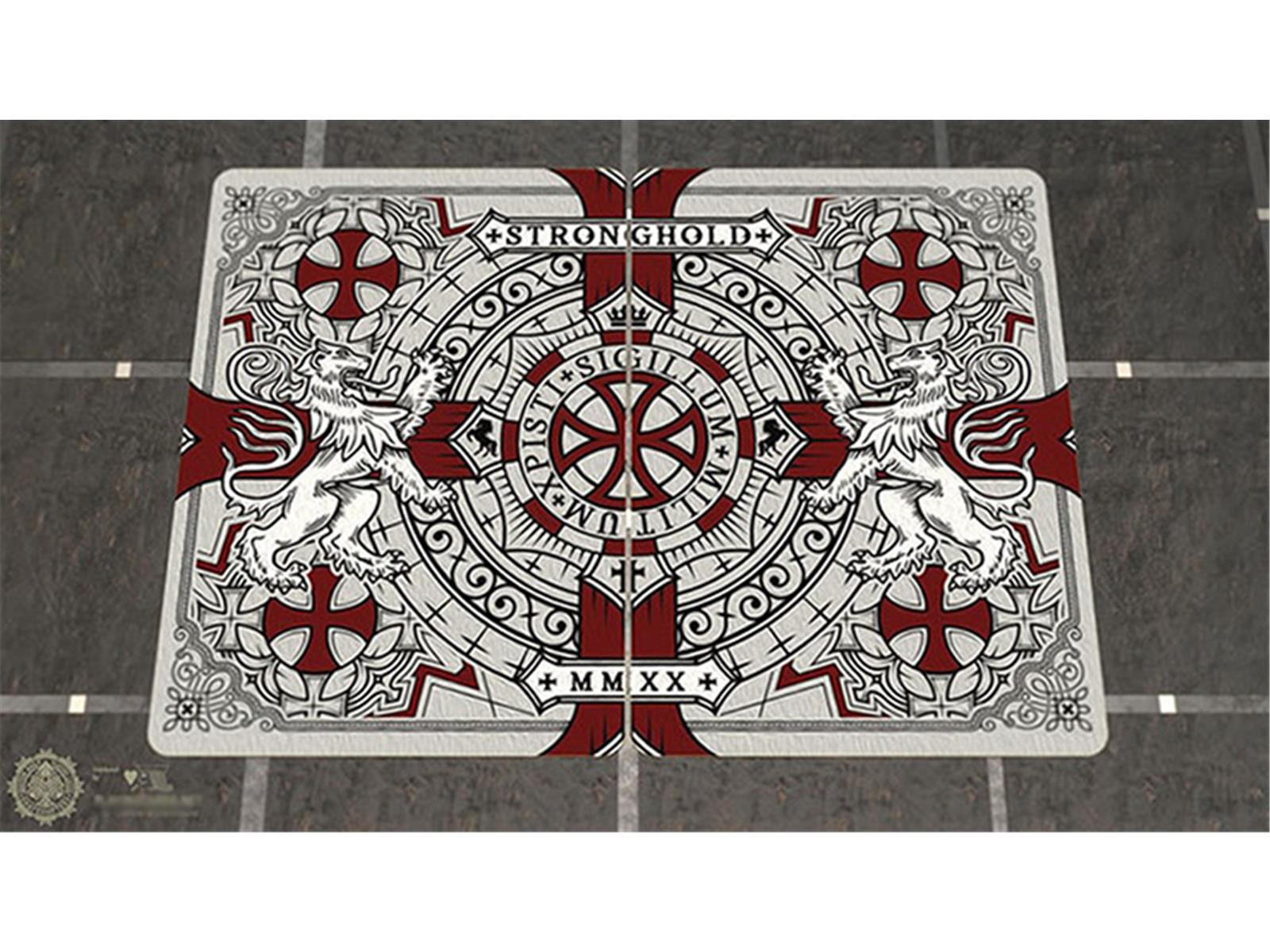 Bicycle Stronghold Crimson Playing Cards