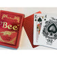 Bee Red MetalLuxe Playing Cards by US Playing Card