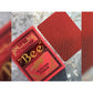 Bee Red MetalLuxe Playing Cards by US Playing Card