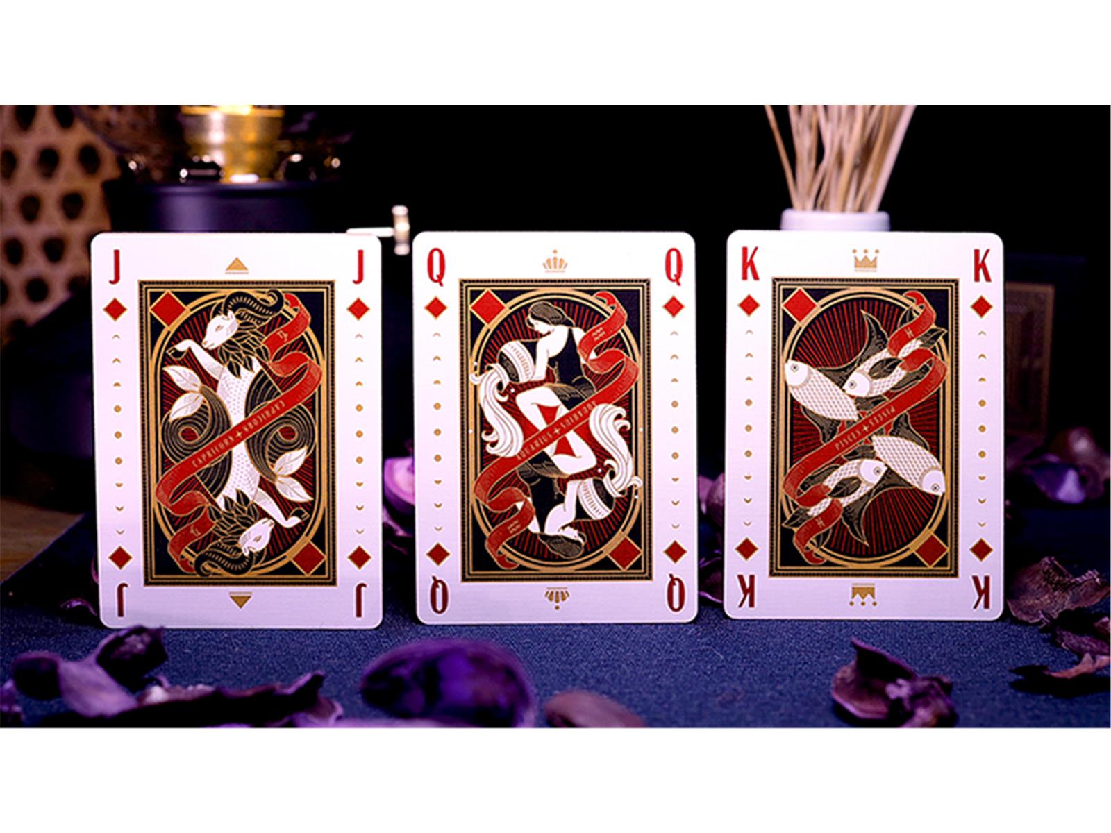 The Constellation Gold Playing Card by Deckidea
