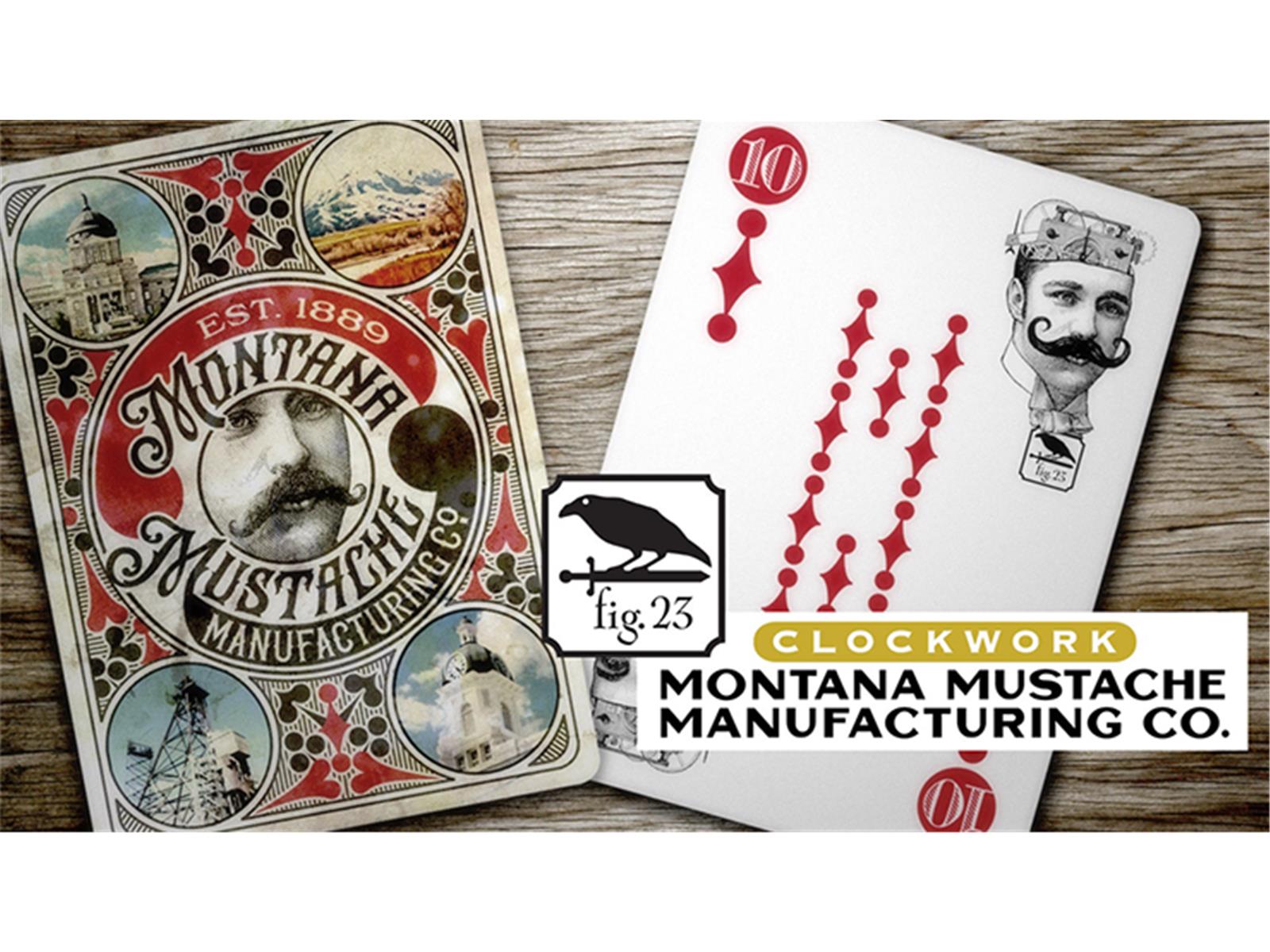 Clockwork: Montana Mustache Manufacturing Co. Playing Cards by fig 23