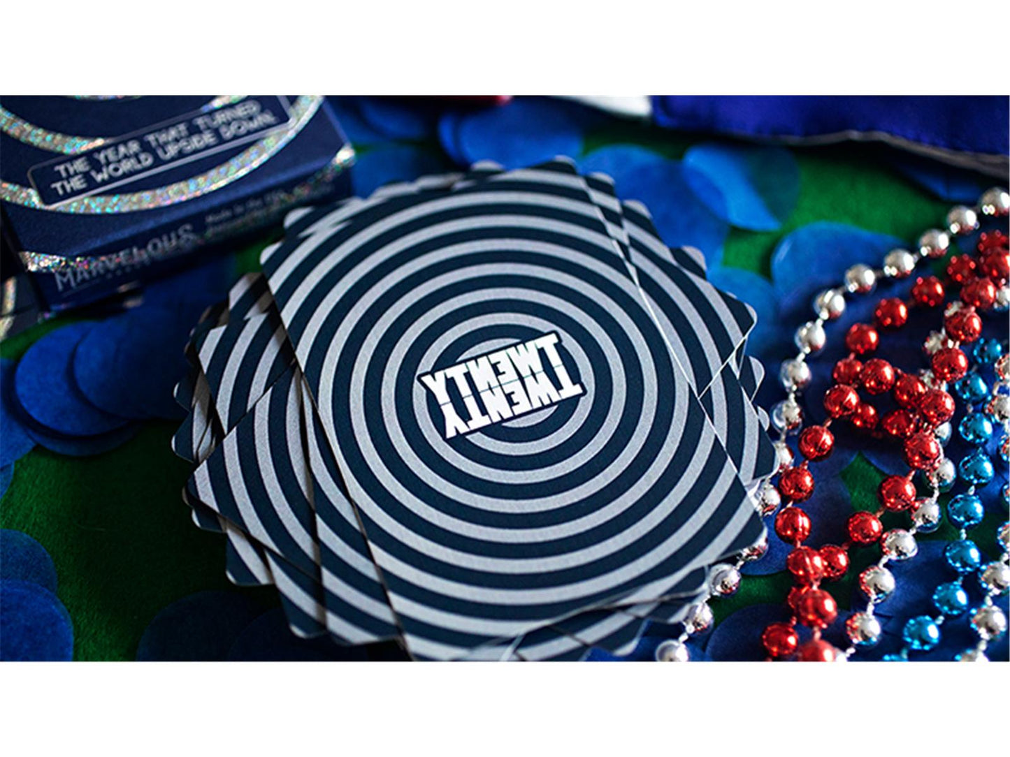 Marvelous Silver Twenty Twenty Playing Cards