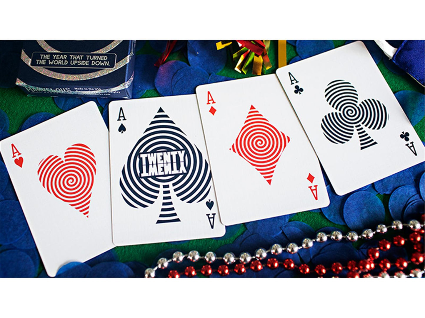 Marvelous Silver Twenty Twenty Playing Cards