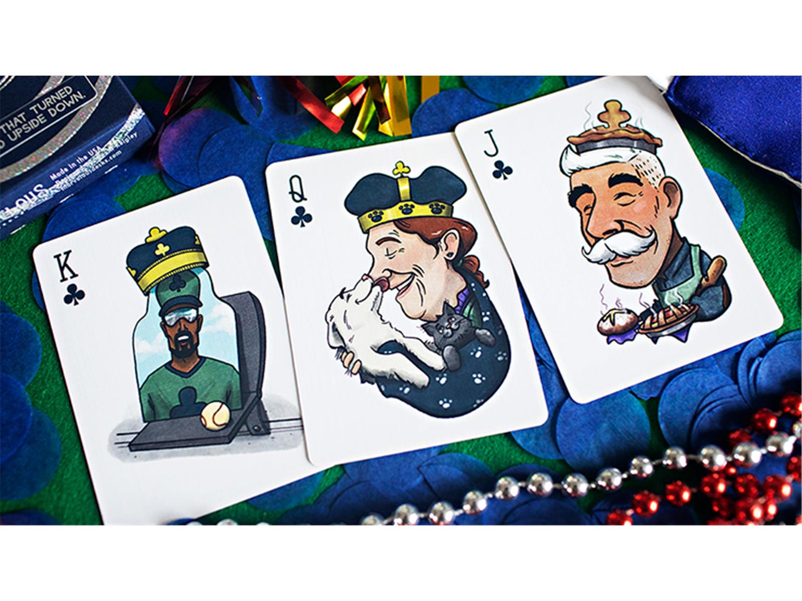 Marvelous Silver Twenty Twenty Playing Cards
