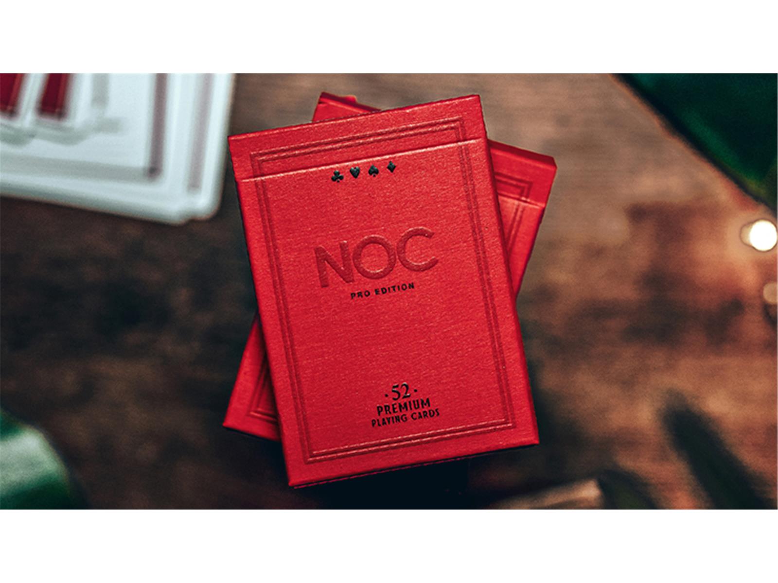 NOC Pro 2021 (Burgundy Red) Playing Cards