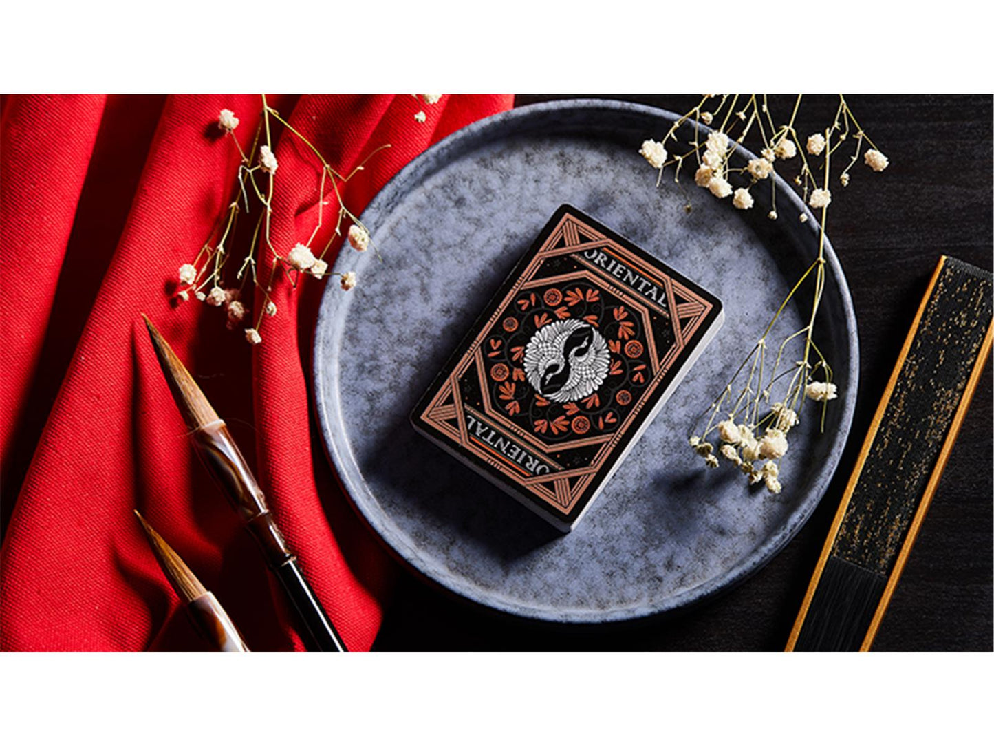 Oriental Memory Black playing Cards