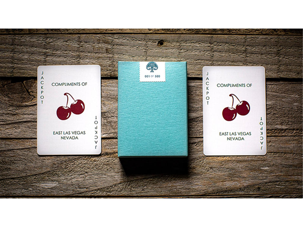 Cherry Casino House Deck (Tropicana Teal) Playing Cards only 500