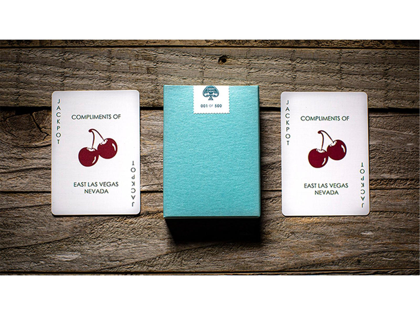 Cherry Casino House Deck (Tropicana Teal) Playing Cards only 500