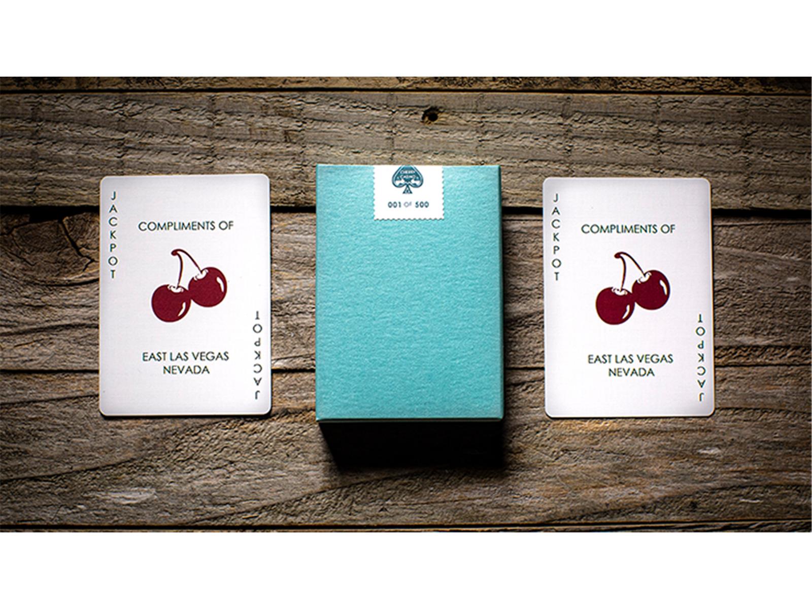 Cherry Casino House Deck (Tropicana Teal) Playing Cards only 500