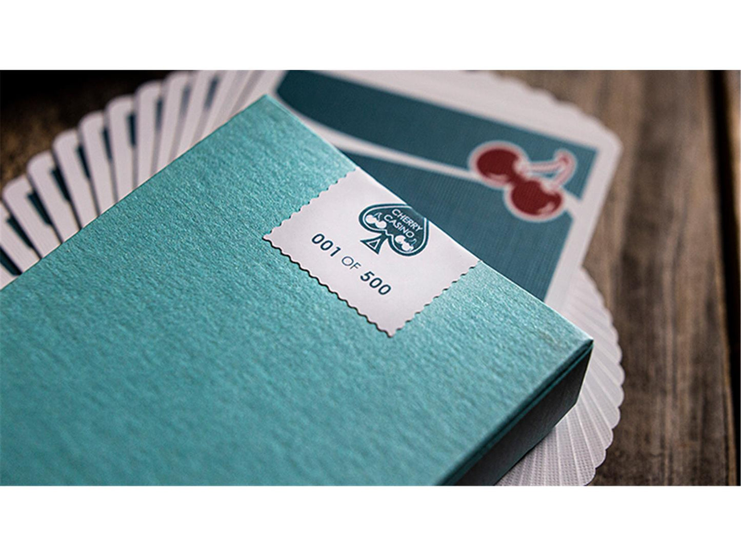 Cherry Casino House Deck (Tropicana Teal) Playing Cards only 500