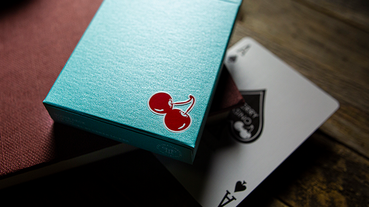 Cherry Casino House Deck (Tropicana Teal) Playing Cards only 500