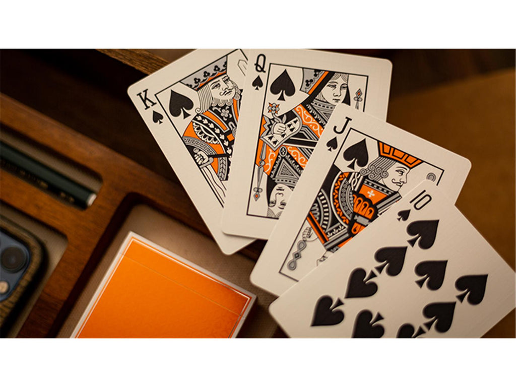 Lounge Edition in Hangar (Orange) by Jetsetter Playing Cards