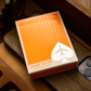 Lounge Edition in Hangar (Orange) by Jetsetter Playing Cards