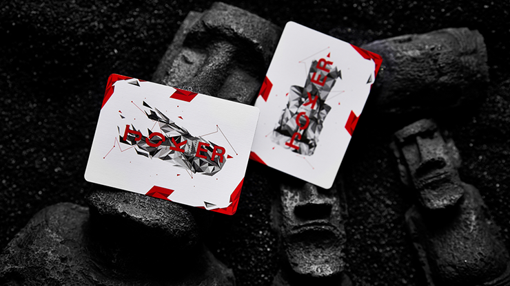 MOAI Red Edition Playing Cards by Bocopo