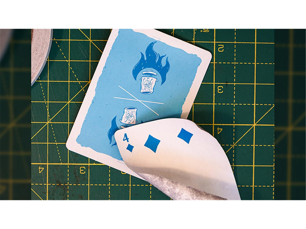 Trash & Burn (Blue) Playing Cards by Howlin' Jacks