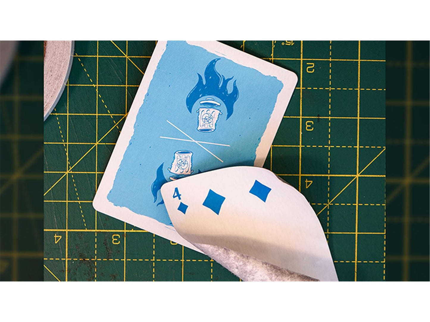 Trash & Burn (Blue) Playing Cards by Howlin' Jacks