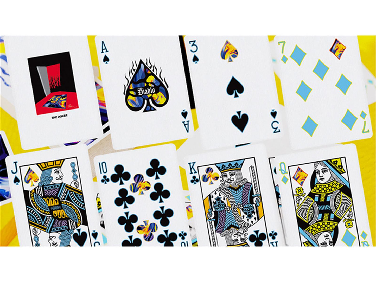Ultra Diablo Blue Playing Cards by Gemini
