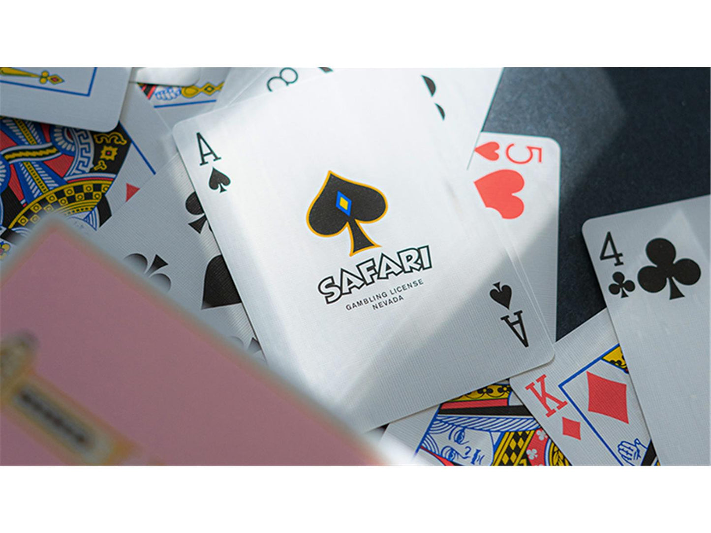 Safari Casino Pink Playing Cards by Gemini