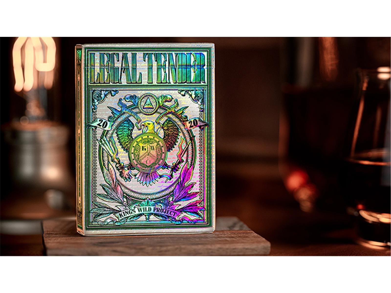 Holographic Legal Tender Playing Cards by Kings Wild