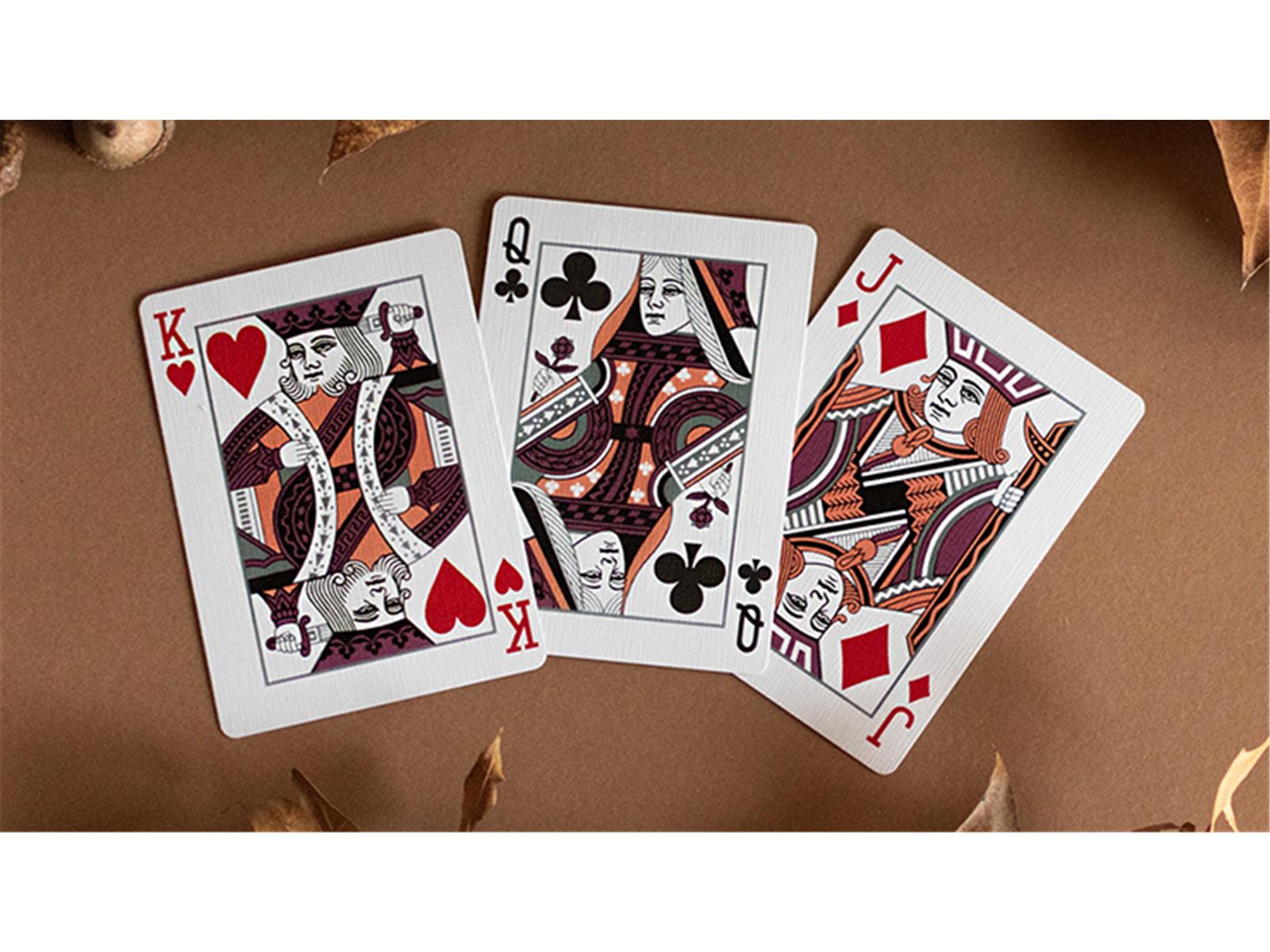 Butterfly Seasons Marked Playing Cards (Fall) by Ondrej Psenicka