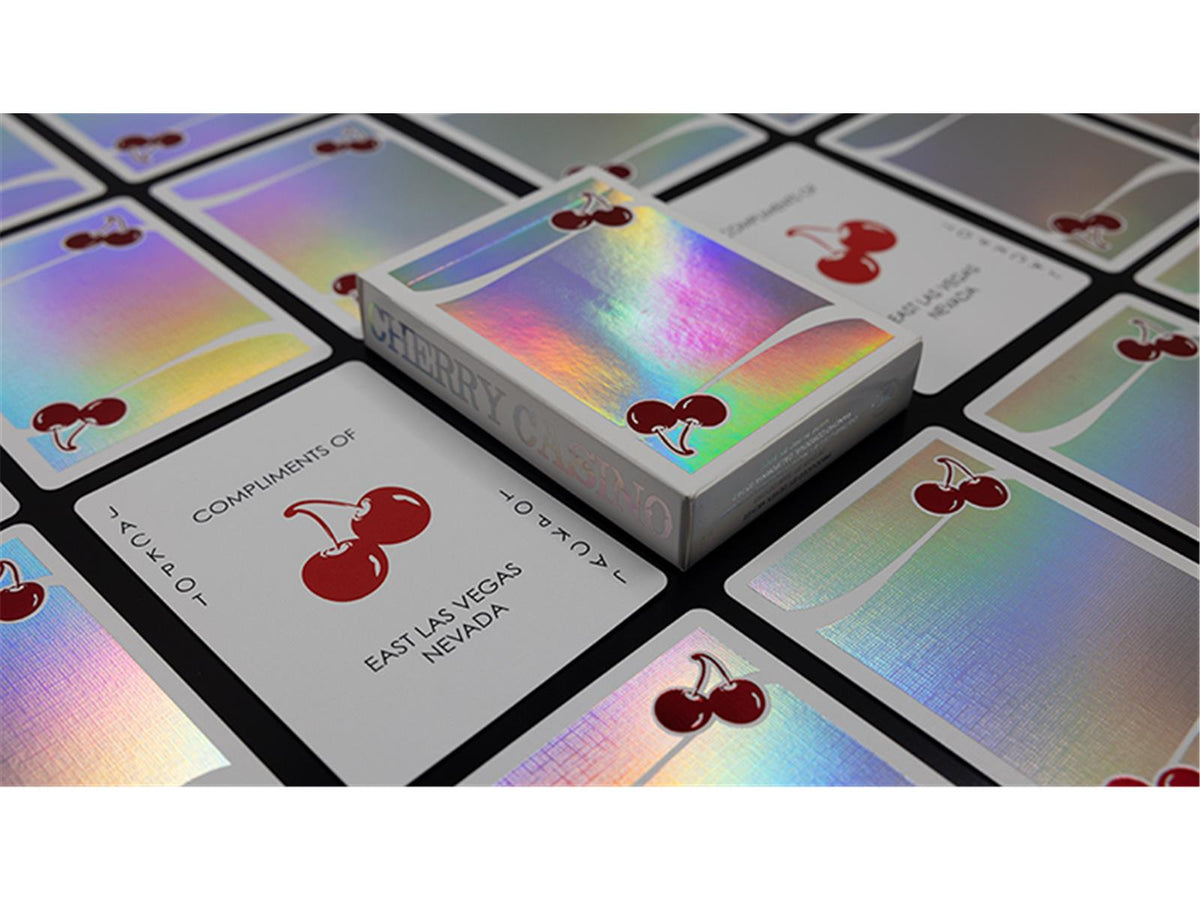 Cherry Casino Sands Mirage (Holographic) Playing Cards