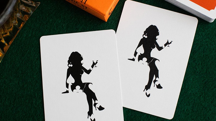 ACE FULTON'S 10 YEAR Anniversary Sunset Orange Playing Cards