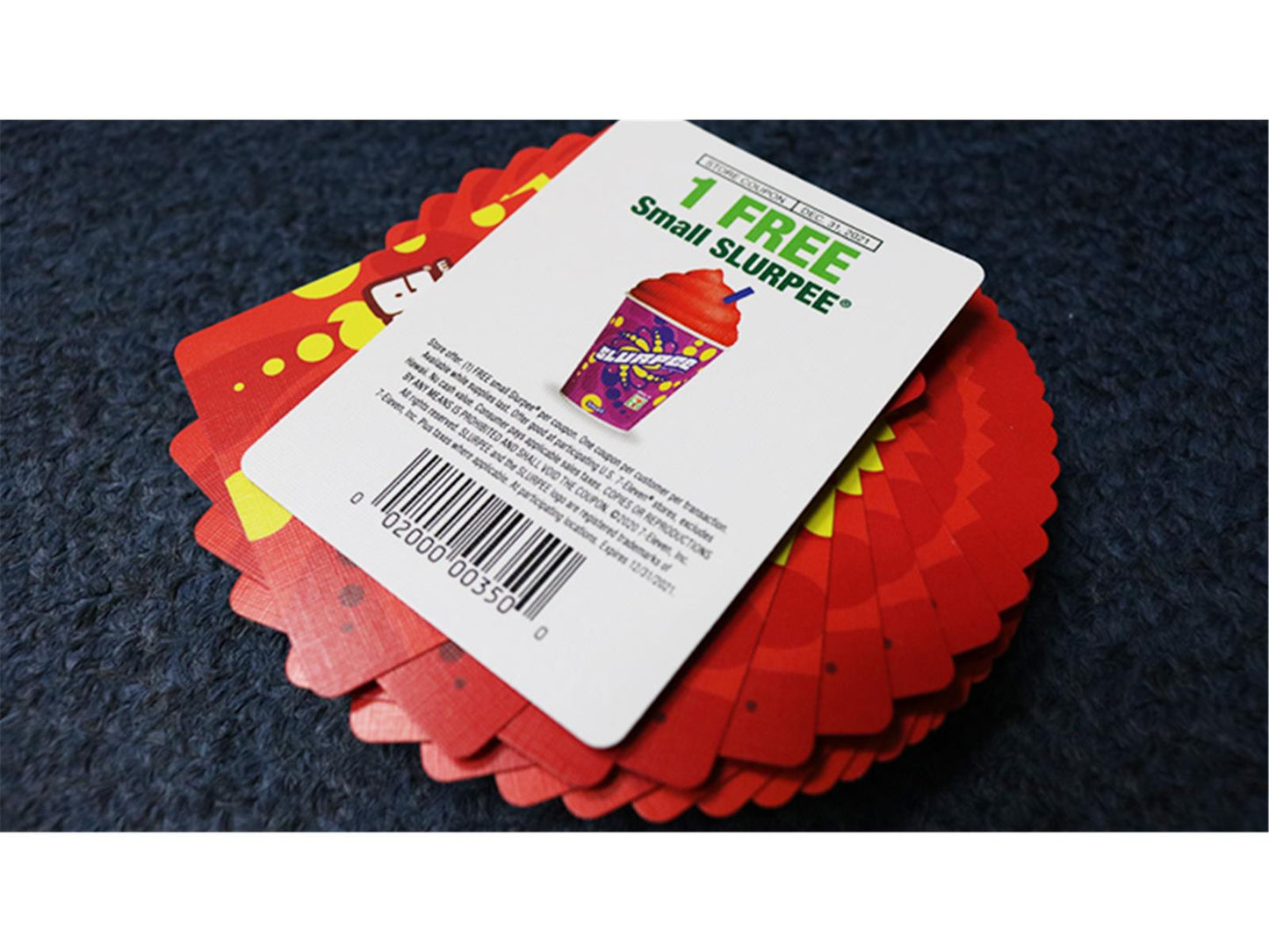 Bicycle 7-Eleven Slurpee 2020 (Red) Playing Cards