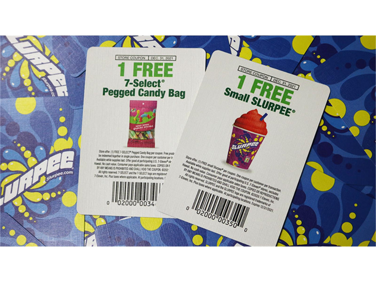 Bicycle 7-Eleven Slurpee 2020 (Blue) Playing Cards