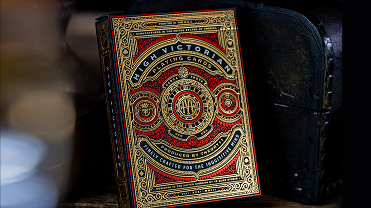 High Victorian RED Playing Cards by Theory11