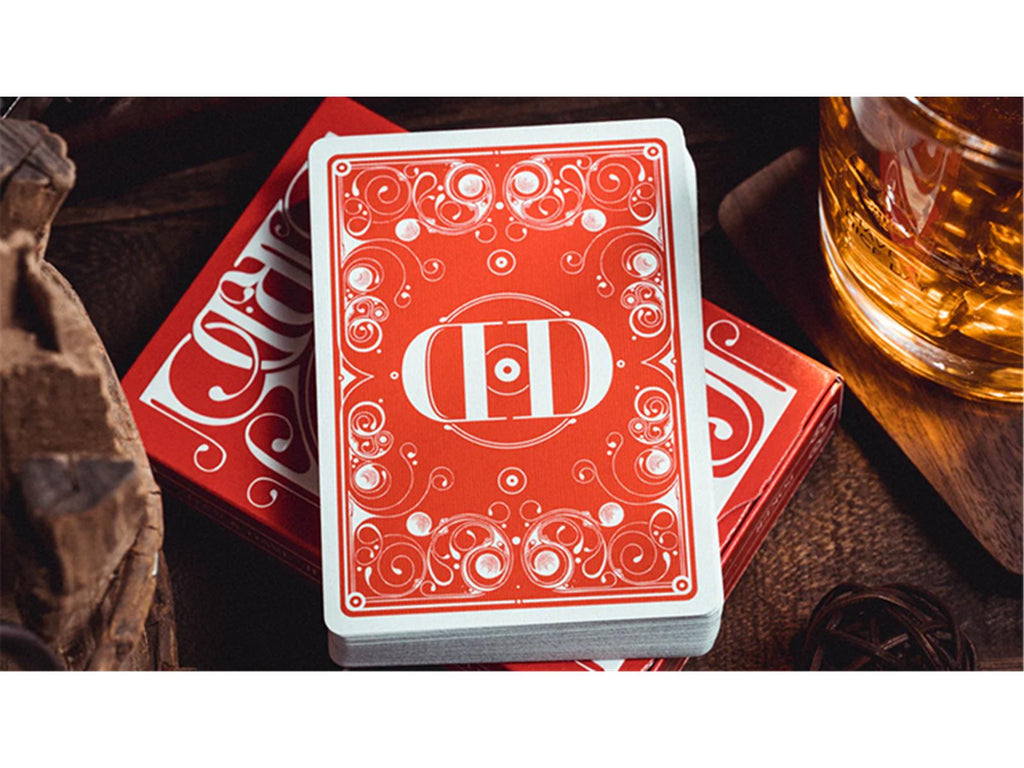 Smoke & Mirrors V8, Red (Deluxe) Edition Playing Cards by Dan & Dave