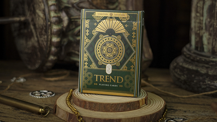 Trend (Green) Playing Cards by TCC Pure Cardistry