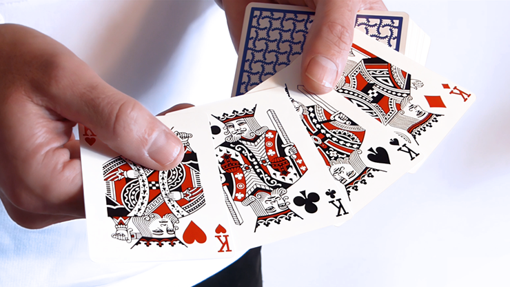 TURN (Blue) Playing Cards by Mechanic Industries