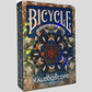 Bicycle Kaleidoscope Blue Playing Cards