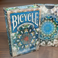 Bicycle Kaleidoscope Blue Playing Cards
