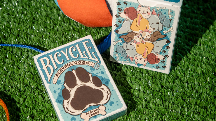 Bicycle Playful Dogs Playing Cards