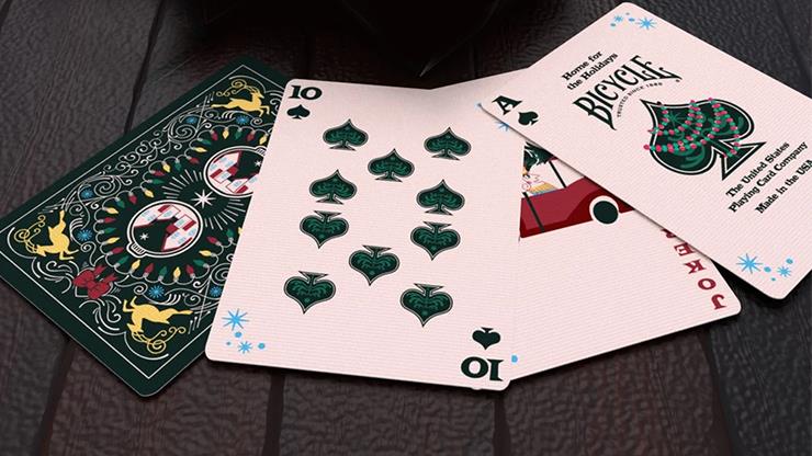Bicycle Home for the Holidays Playing Cards