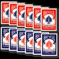 12 x Bicycle 807 Rider Back Poker Karten - Old Tuck Case 808