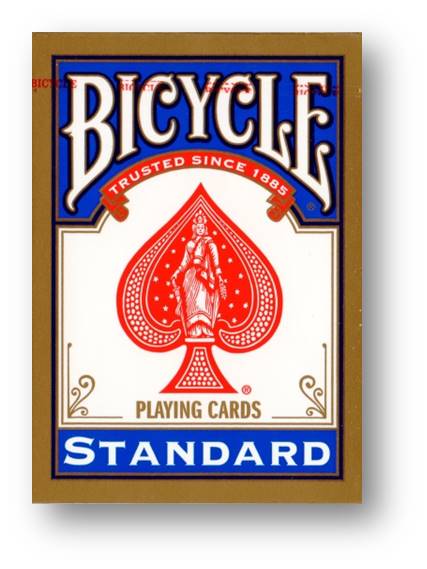 Bicycle Poker Deck Standard 808 - Rider back Blau