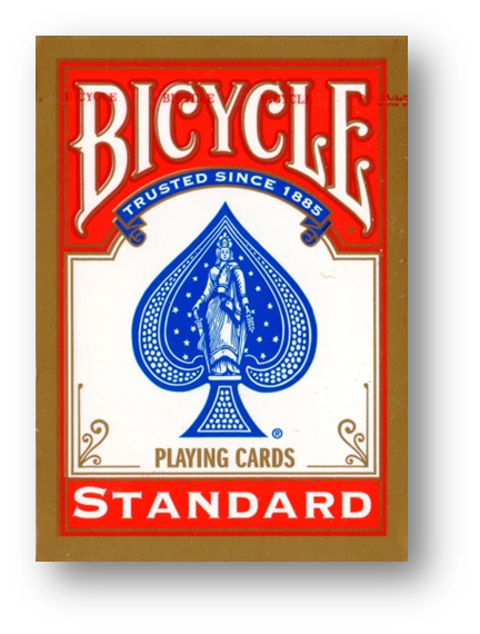 Bicycle Poker Deck Standard 808 - Rider back Rot