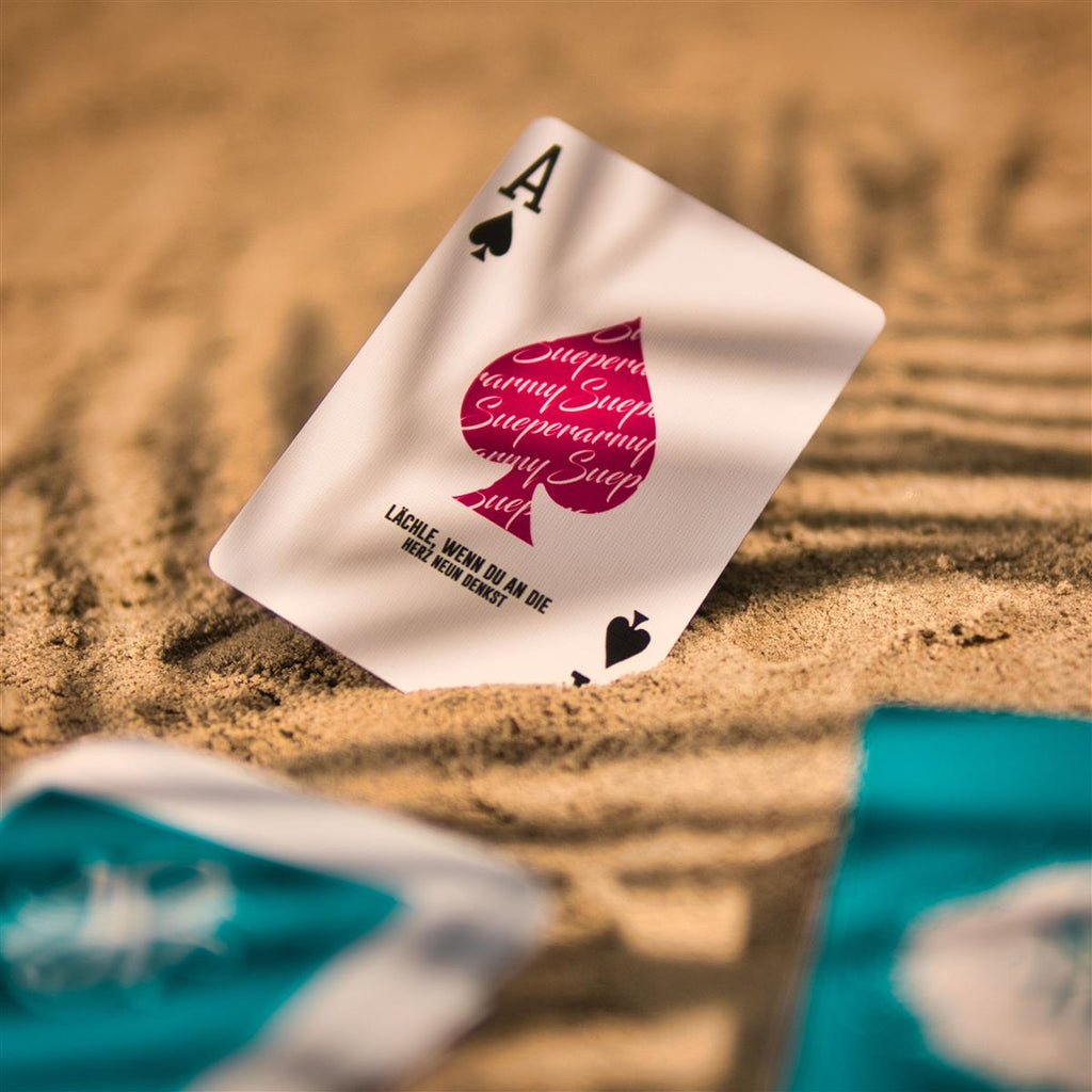 MS Splat Deck Laguna Teal Playing Cards