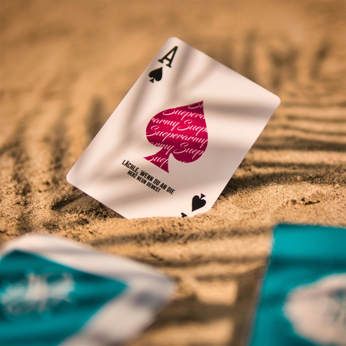 MS Splat Deck Laguna Teal Playing Cards