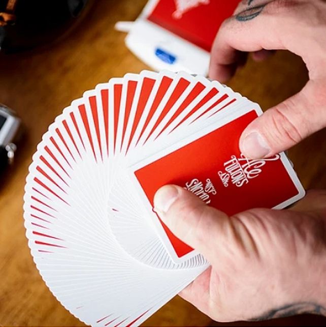 Ace Fulton's Classic Ed Playing Cards - Red